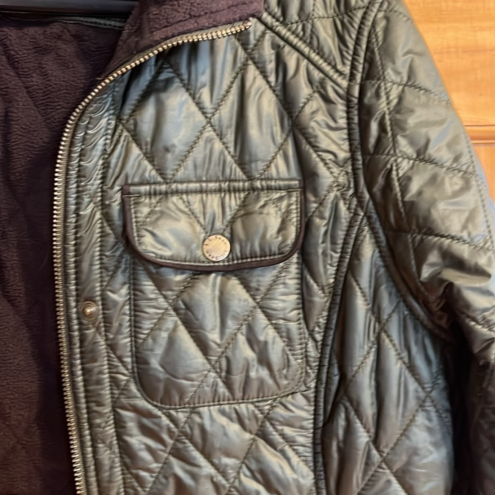 LL Bean Women’s quilted riding jacket size M - Picture 3 of 5